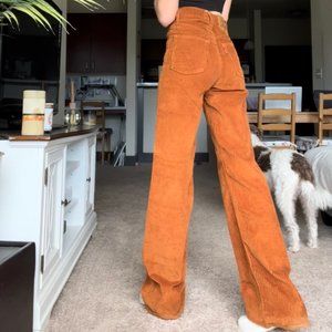 Levi's Premium Ribcage Corduroy Bootcut Jeans